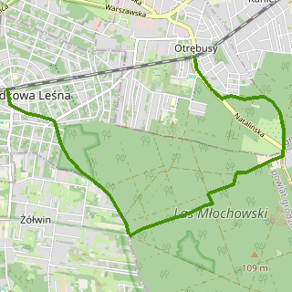 Podkowa Leśna Główna, WKD - Otrębusy, WKD - Szlaki turystyczne Mazowsza